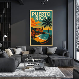 Puerto Rico Travel Poster