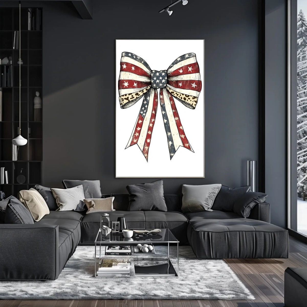 patriotic bow Poster