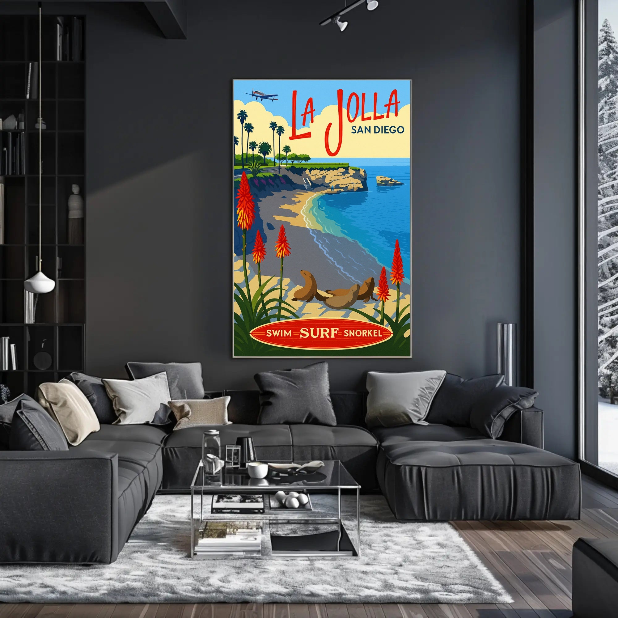 La Jolla San Diego Poster PosterGoat