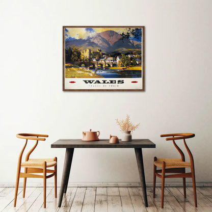 Wales - Travel by Train Poster