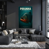 Piranha Underwater Terror Poster