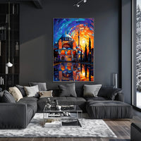 Radiant Reflections Of Architecture Poster