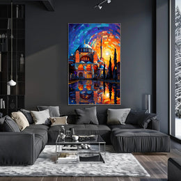 Radiant Reflections Of Architecture Poster
