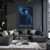 Buffalo Bill Western Heritage Art Print Cultural or Heritage Poster
