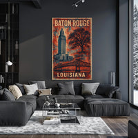 Baton Rouge, Louisiana Poster