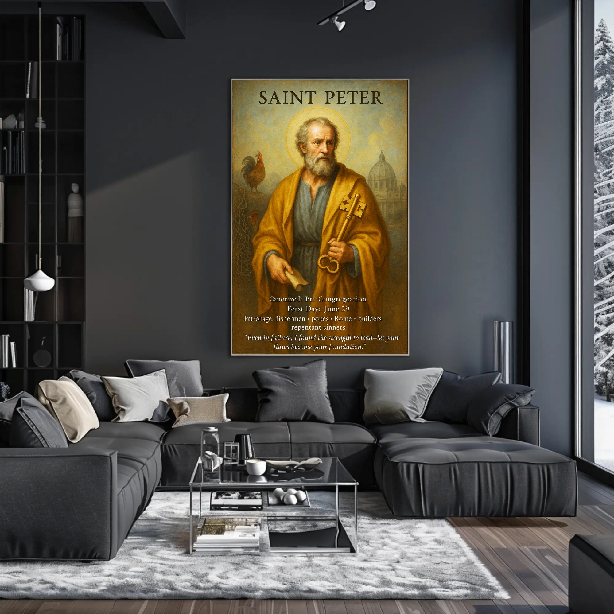 Saint Peter - The Rock of the Church Poster PosterGoat