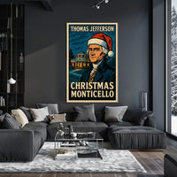 Thomas Jefferson Christmas At Poster