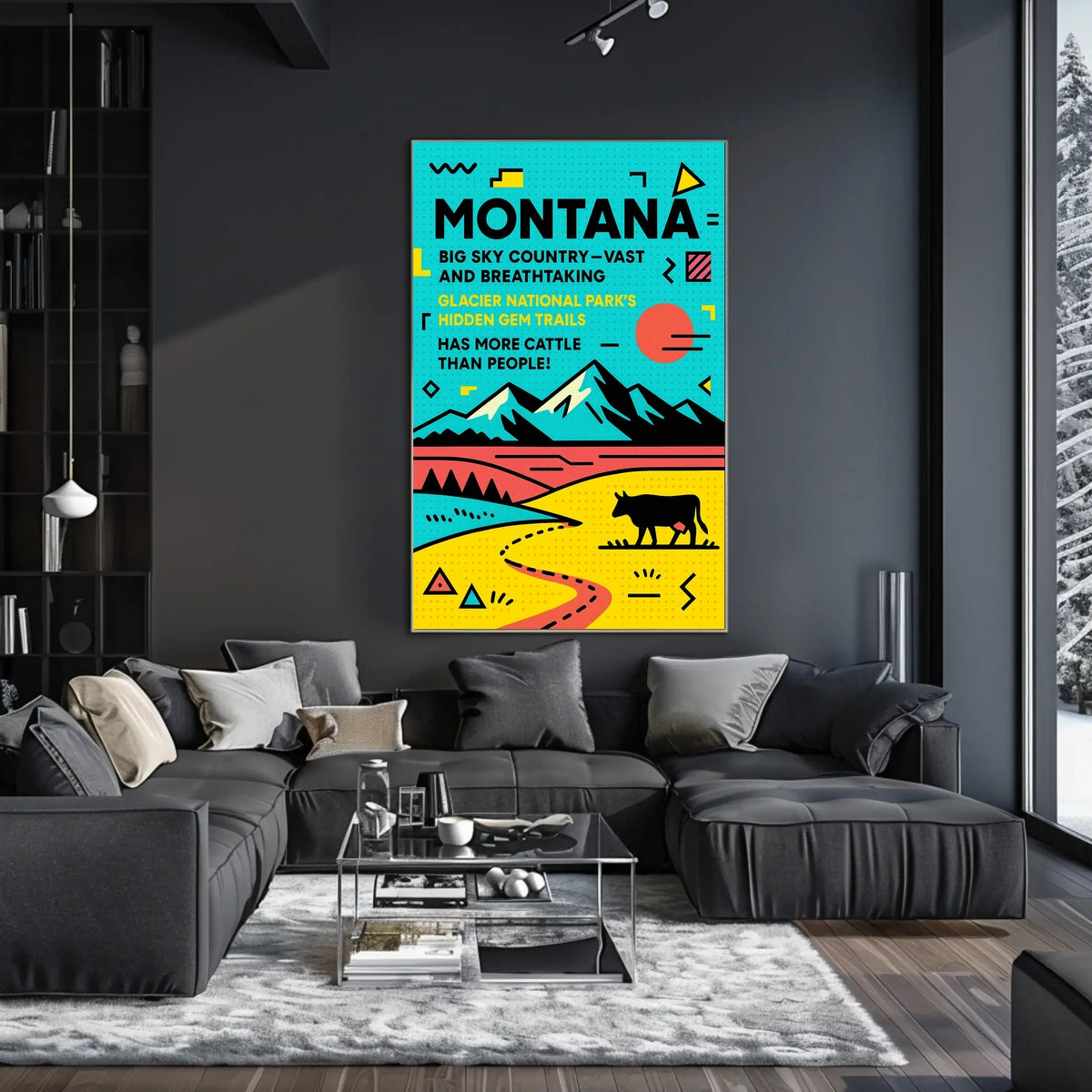 Montana Big Sky Country Poster