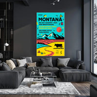 Montana Big Sky Country Poster