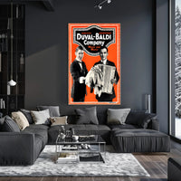 Duval-Baldi Magic and Music Vintage Entertainment Poster