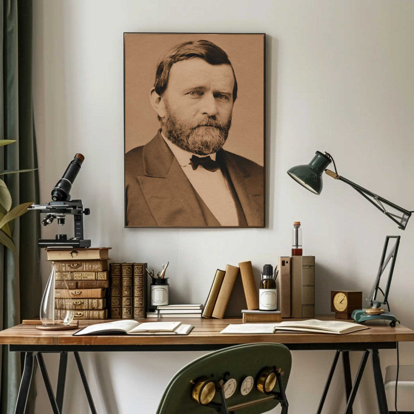 Ulysses S. Grant 18th President Sepia Photo