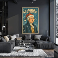 George Washington Festive Portrait Poster