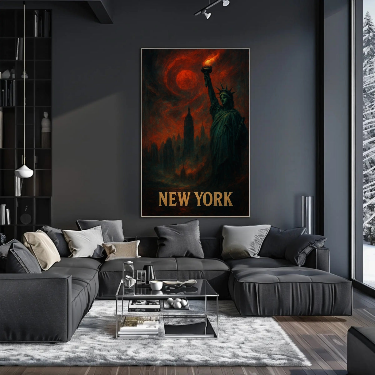 New York A Dystopian Vision Poster