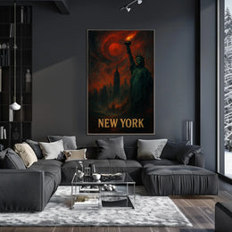 New York A Dystopian Vision Poster