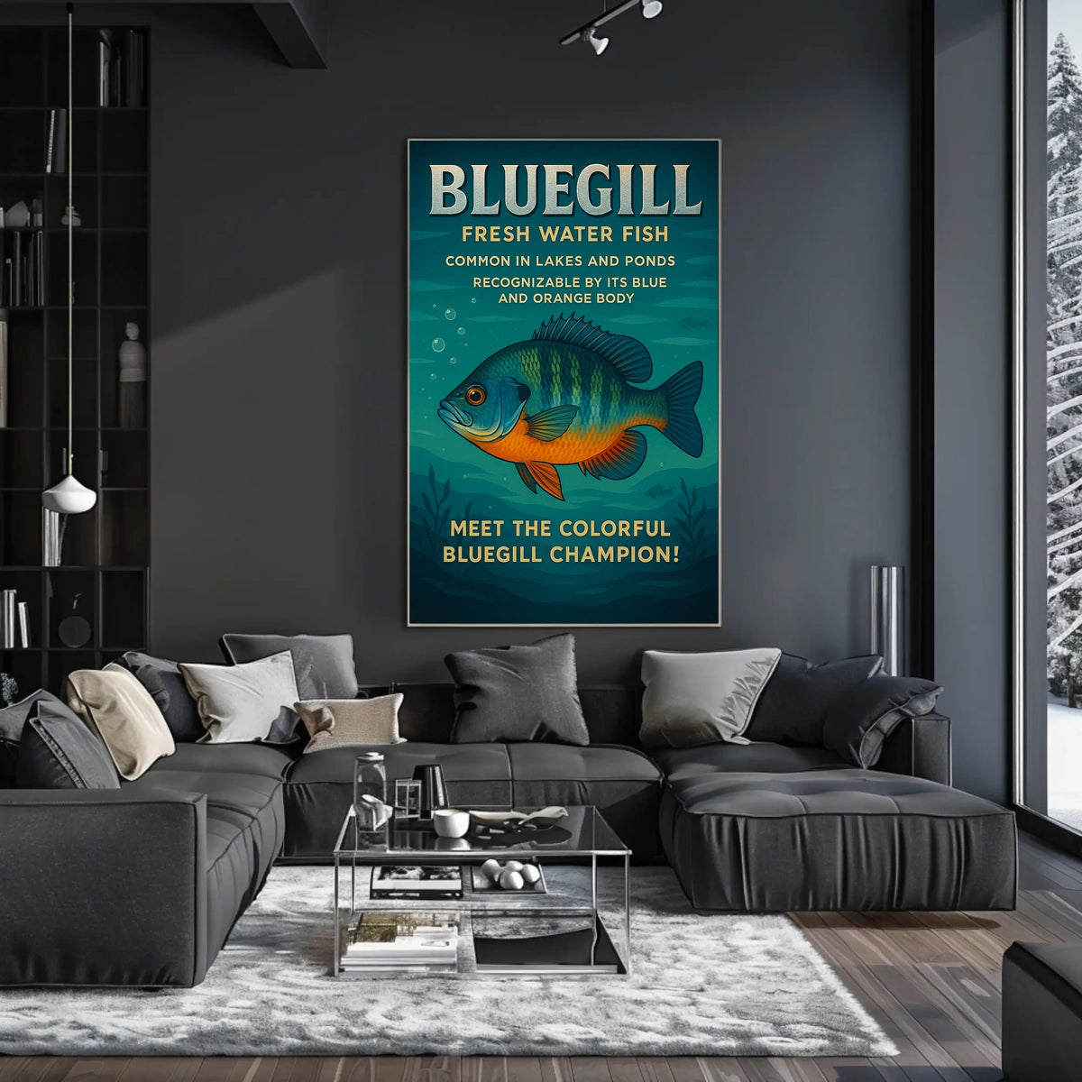 Meet the Colorful Bluegill Champion Poster