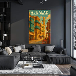 Al Balad The Colorful Old City Of Poster