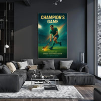 Champion's Game Action-Packed Sports Poster PosterGoat