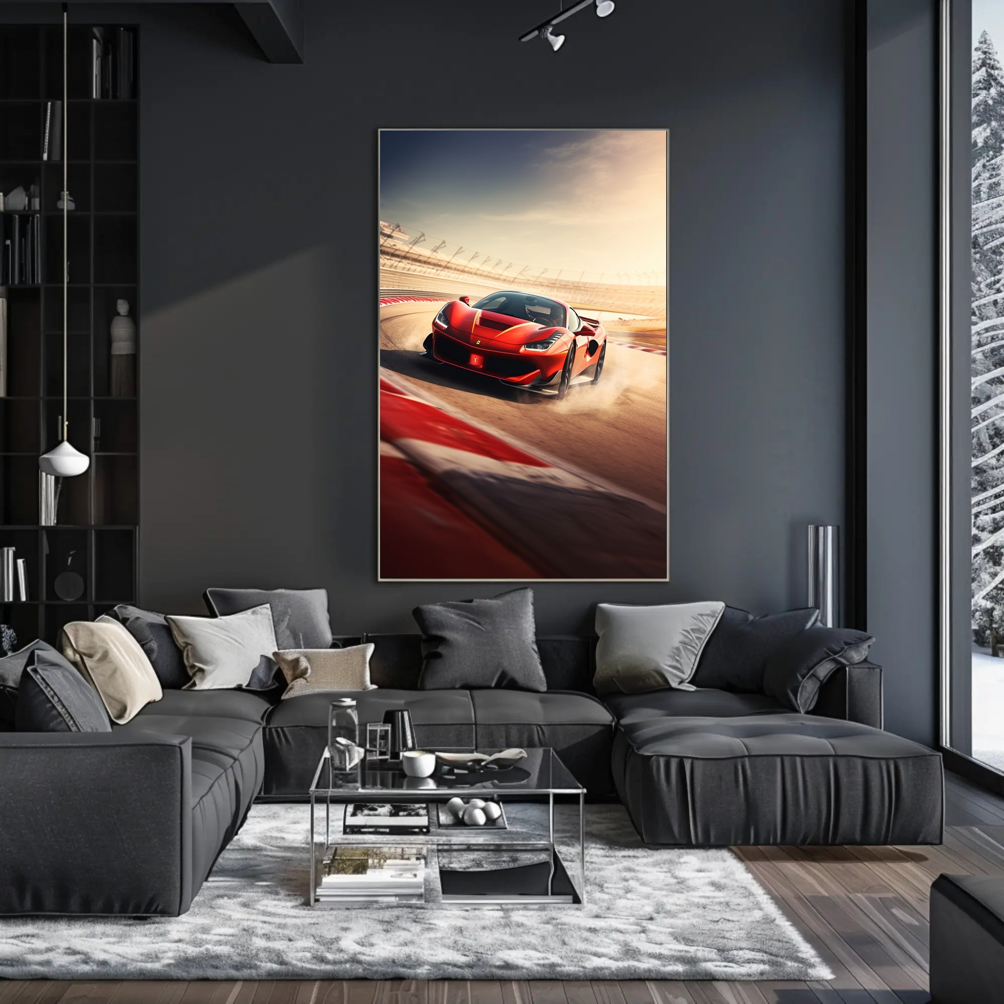 Racing Elegance Poster PosterGoat