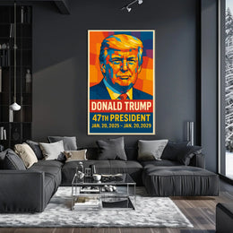 Donald Trump 47th President Poster