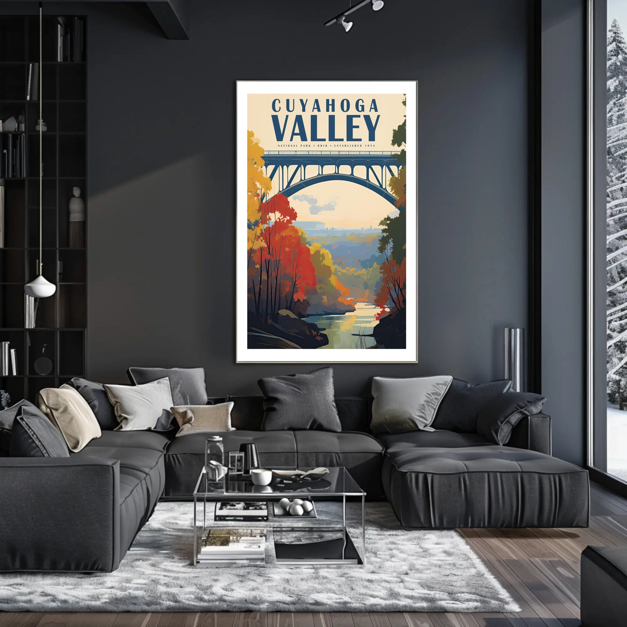 Cuyahoga Valley National Park Travel Poster