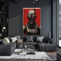 Futuristic Robot Design Poster