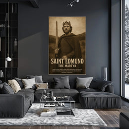 Saint Edmund The Martyr Poster