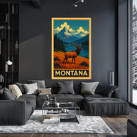 Montana Wilderness Poster