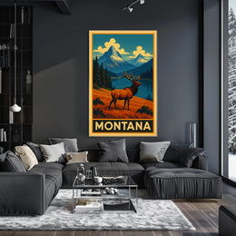 Montana Wilderness Poster