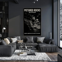 Pictured Rocks Of Michigan Poster