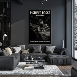 Pictured Rocks Of Michigan Poster