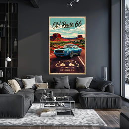 Journey on Old Route 66 Poster