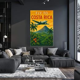 Fly to Costa Rica Poster