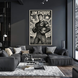 Jim Thorpe Legendary Athlete Poster