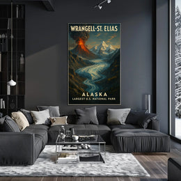 Wrangell-St. Elias National Park Poster