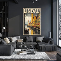 Lindau A Picturesque Lakeside Town Poster