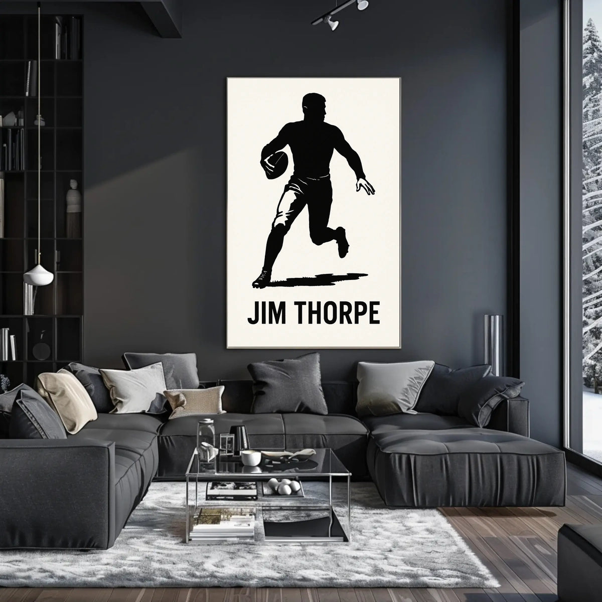 Jim Thorpe Athletic Icon Poster
