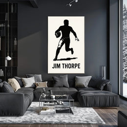 Jim Thorpe Athletic Icon Poster