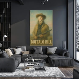 "Buffalo Bill Western Attire Cultural or Heritage Poster"