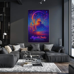 Majestic Iowa Myth Magic Poster