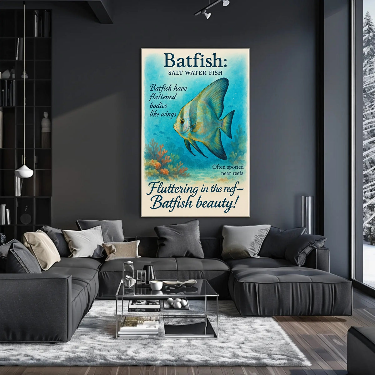 Batfish Salt Water Wonder Poster