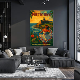 Experience Puerto Rico Discover the Heart of the Caribbean Poster
