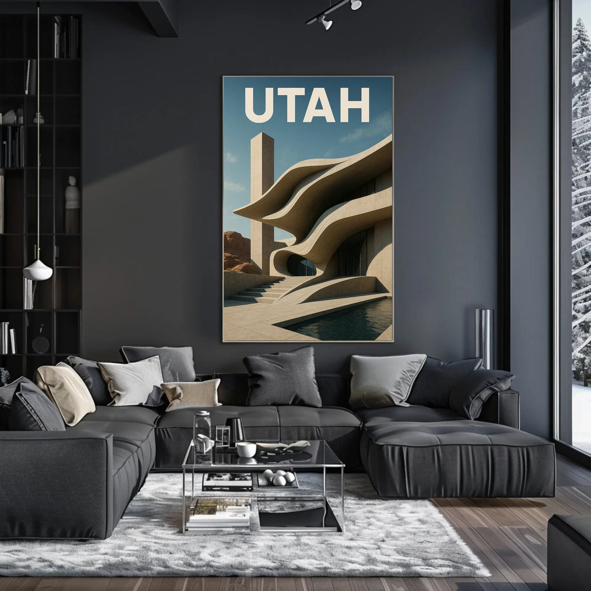 Architectural Wonders Of Utah Poster