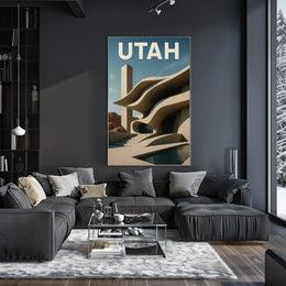 Architectural Wonders Of Utah Poster