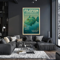 Filefish Salt Water Marvel Poster