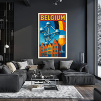 Belgium A Cultural Mosaic Poster