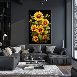 Sunflower Symphony Poster