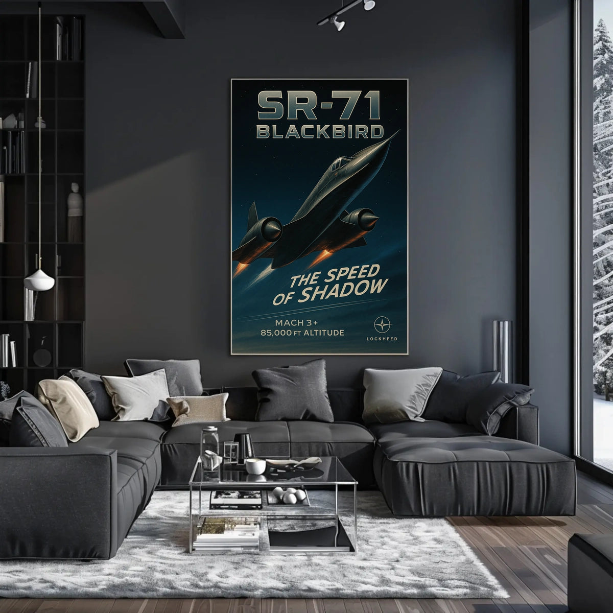 SR-71 Blackbird The Speed of Shadow Poster