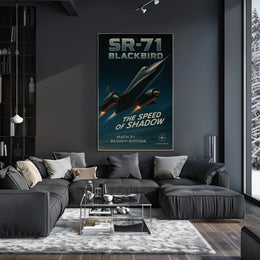 SR-71 Blackbird The Speed of Shadow Poster