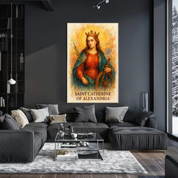 Saint Catherine of Alexandria Poster