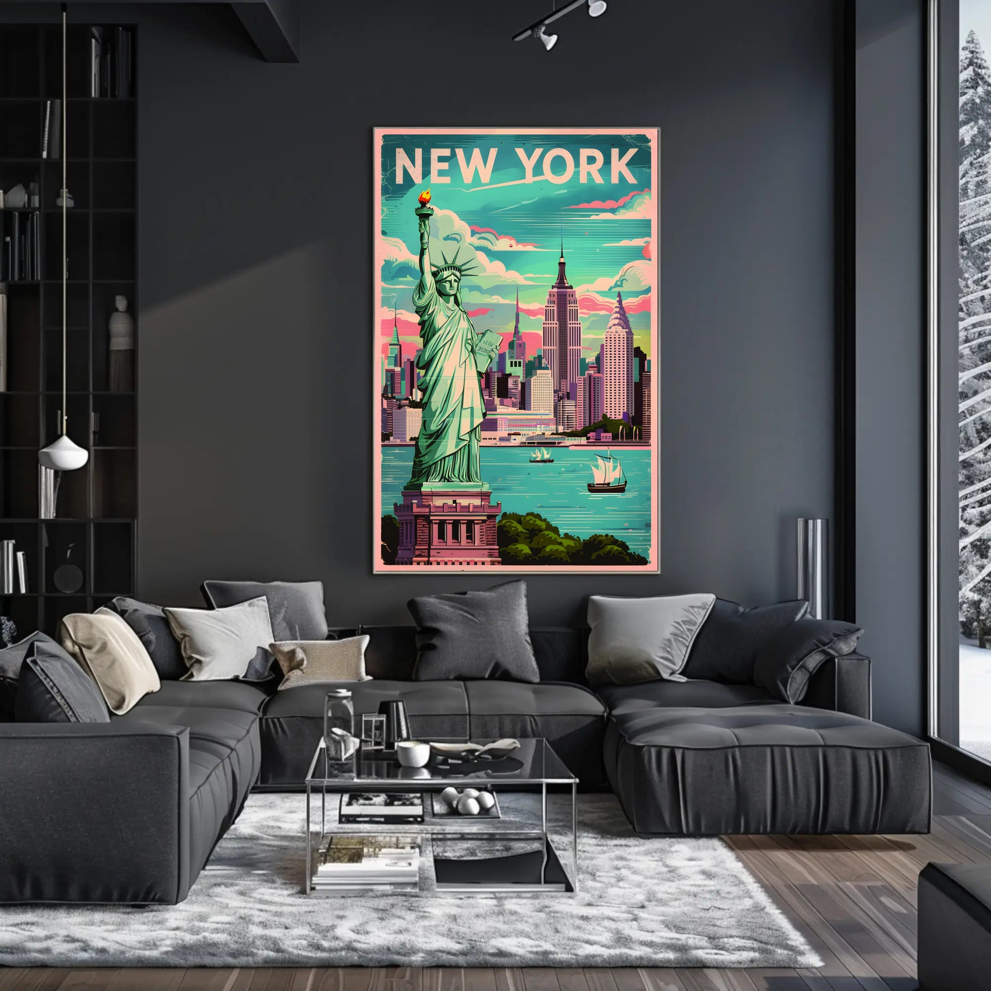 New York City Skyline Poster